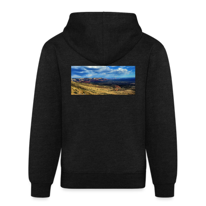 Verde Valley Views | Tri-Blend Classic Hoodie - Charcoal - charcoal grey