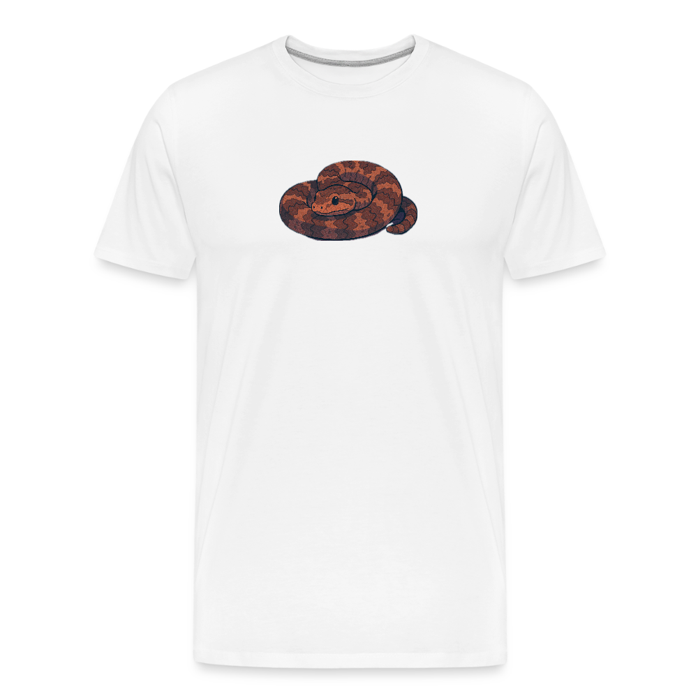 Ridge-nosed Rattlesnake Spotlight | Men’s Organic T-Shirt - White - white
