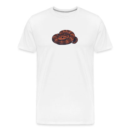 Ridge-nosed Rattlesnake Spotlight | Men’s Organic T-Shirt - White - white