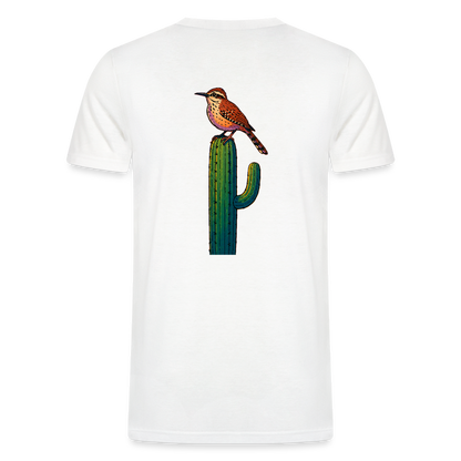 Cactus Wren Spotlight | Men's Tri-Blend Classic T-Shirt - White - white
