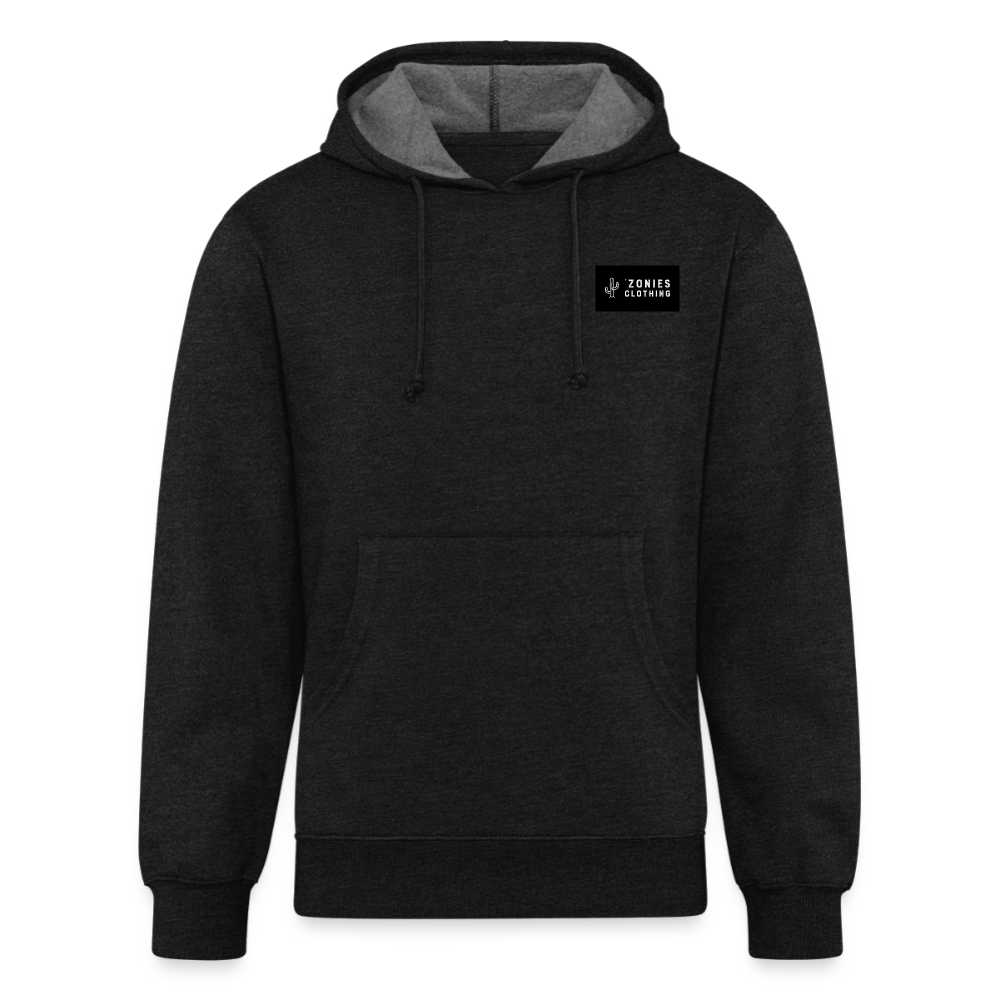 Ridge-nosed Rattlesnake Landscape | Tri-Blend Classic Hoodie - Charcoal - charcoal grey