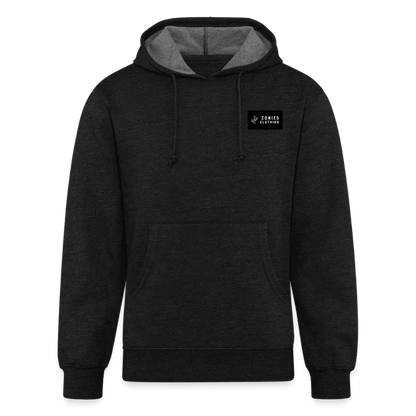 Ridge-nosed Rattlesnake Landscape | Tri-Blend Classic Hoodie - Charcoal - charcoal grey