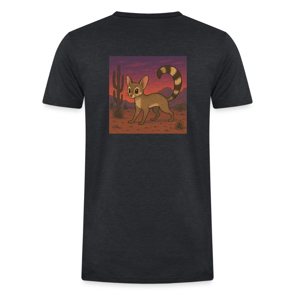 Ringtail Landscape | Men's Tri-Blend Classic T-Shirt - Black - heather black