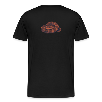 Ridge-nosed Rattlesnake Spotlight | Organic Men's Black Classic T-Shirt - black