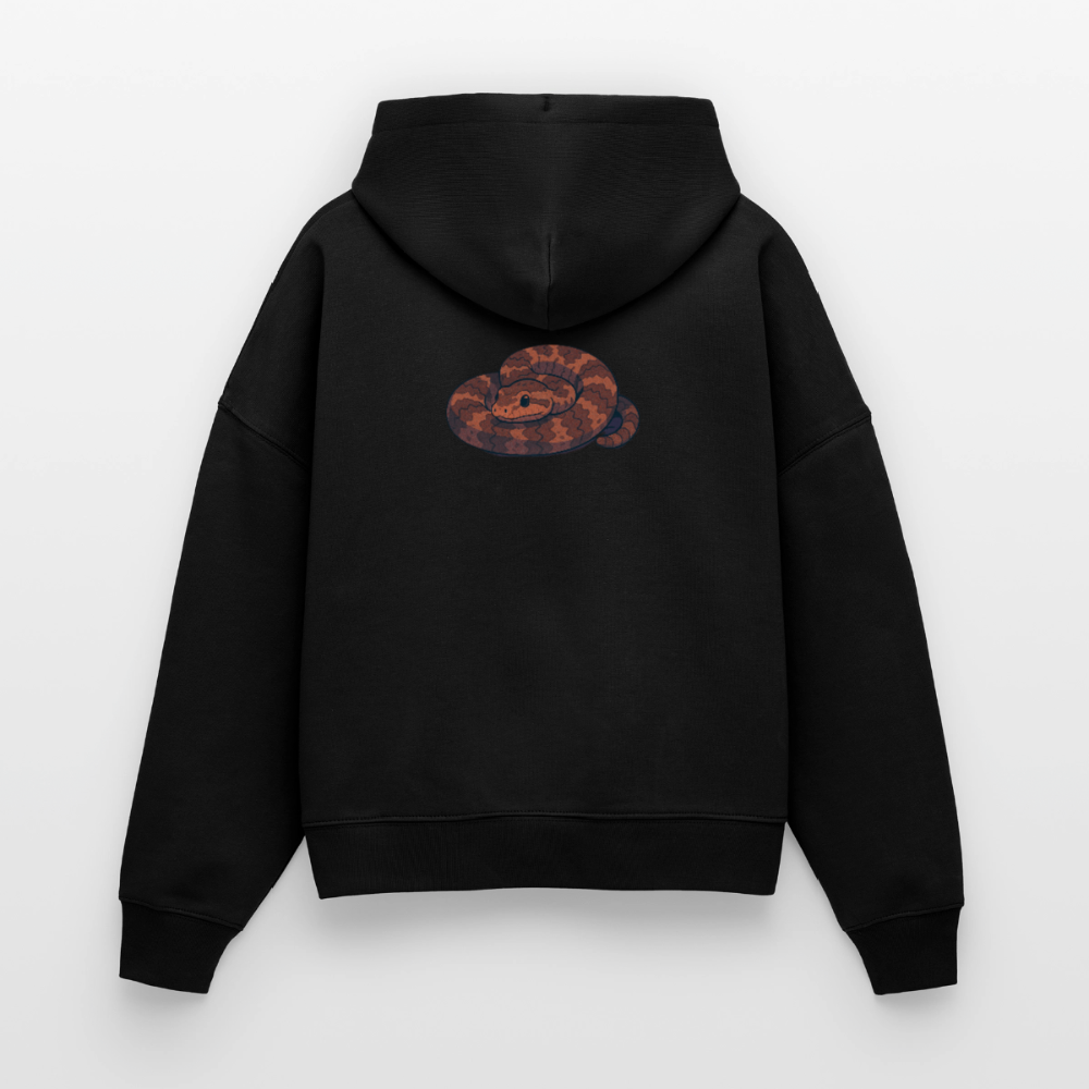 Ridge-nosed Rattlesnake Spotlight | Women's Organic Classic Hoodie - Black - black