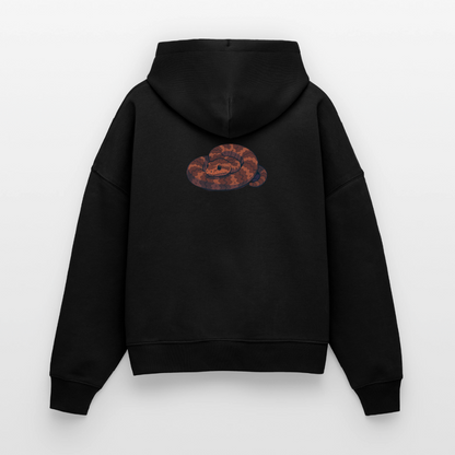 Ridge-nosed Rattlesnake Spotlight | Women's Organic Classic Hoodie - Black - black