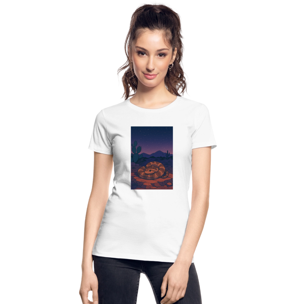 Ridge-nosed Rattlesnake Landscape | Women's Organic T-Shirt - White - white