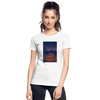 Ridge-nosed Rattlesnake Landscape | Women's Organic T-Shirt - White - white