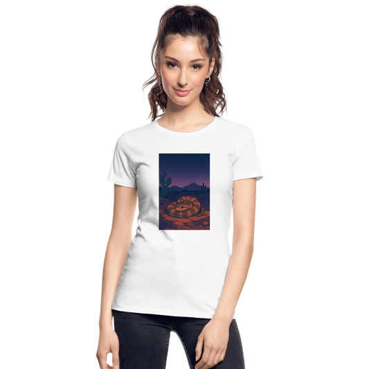 Ridge-nosed Rattlesnake Landscape | Women's Organic T-Shirt - White - white