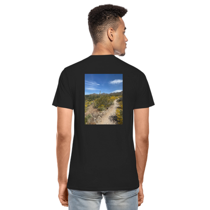 Lost Dog Trail | Men's Tri-Blend Classic T-Shirt - Black - black