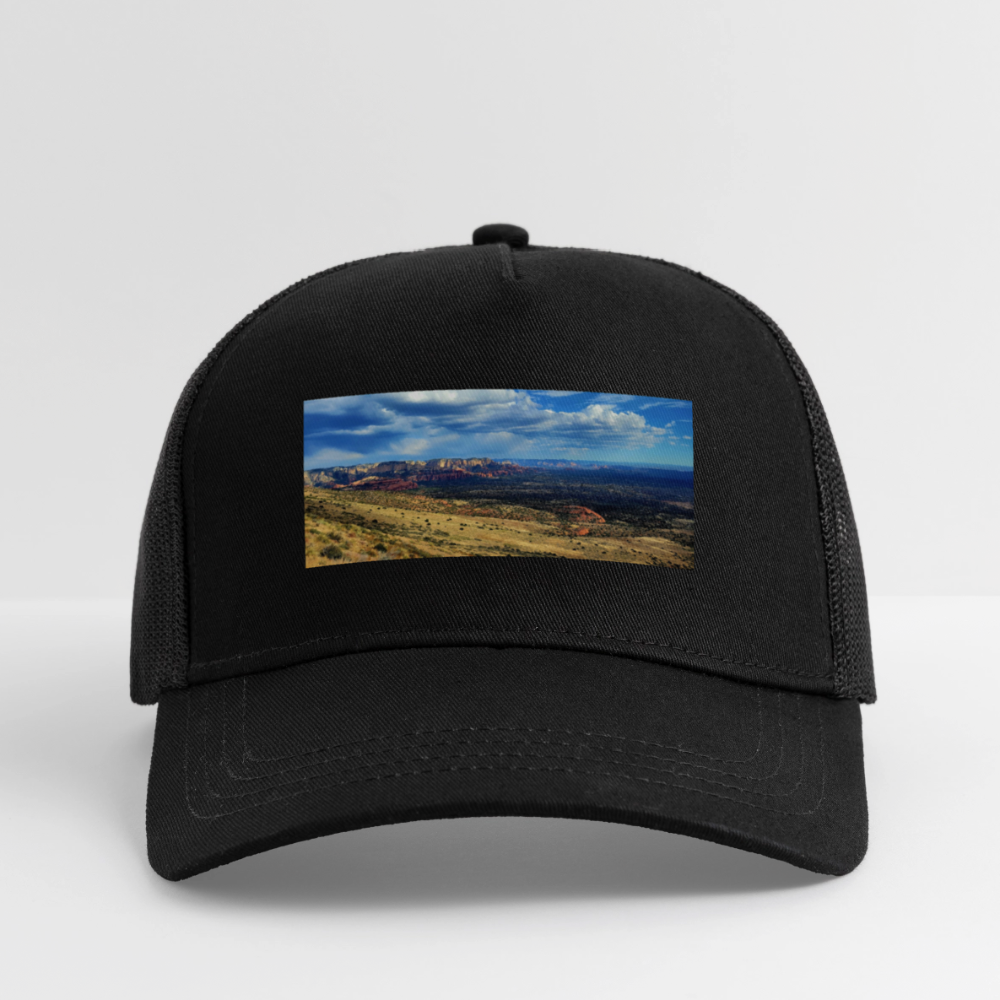 Verde Valley Views | Eco Trucker Hat - black/black