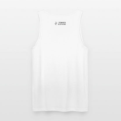 Ringtail Landscape | Men's Tri-Blend Tank - White - white