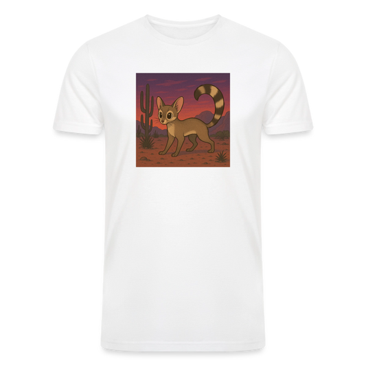 Ringtail Landscape | Men’s Tri-Blend T-Shirt - White - white