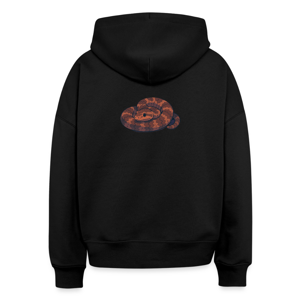 Ridge-nosed Rattlesnake Spotlight | Women's Organic Classic Hoodie - Black - black