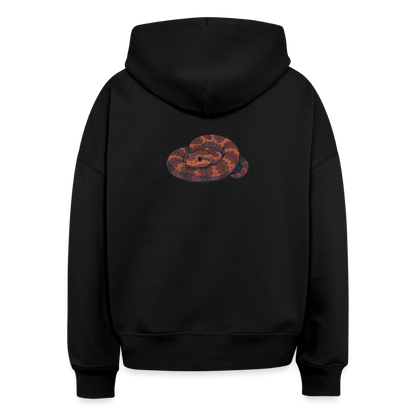 Ridge-nosed Rattlesnake Spotlight | Women's Organic Classic Hoodie - Black - black