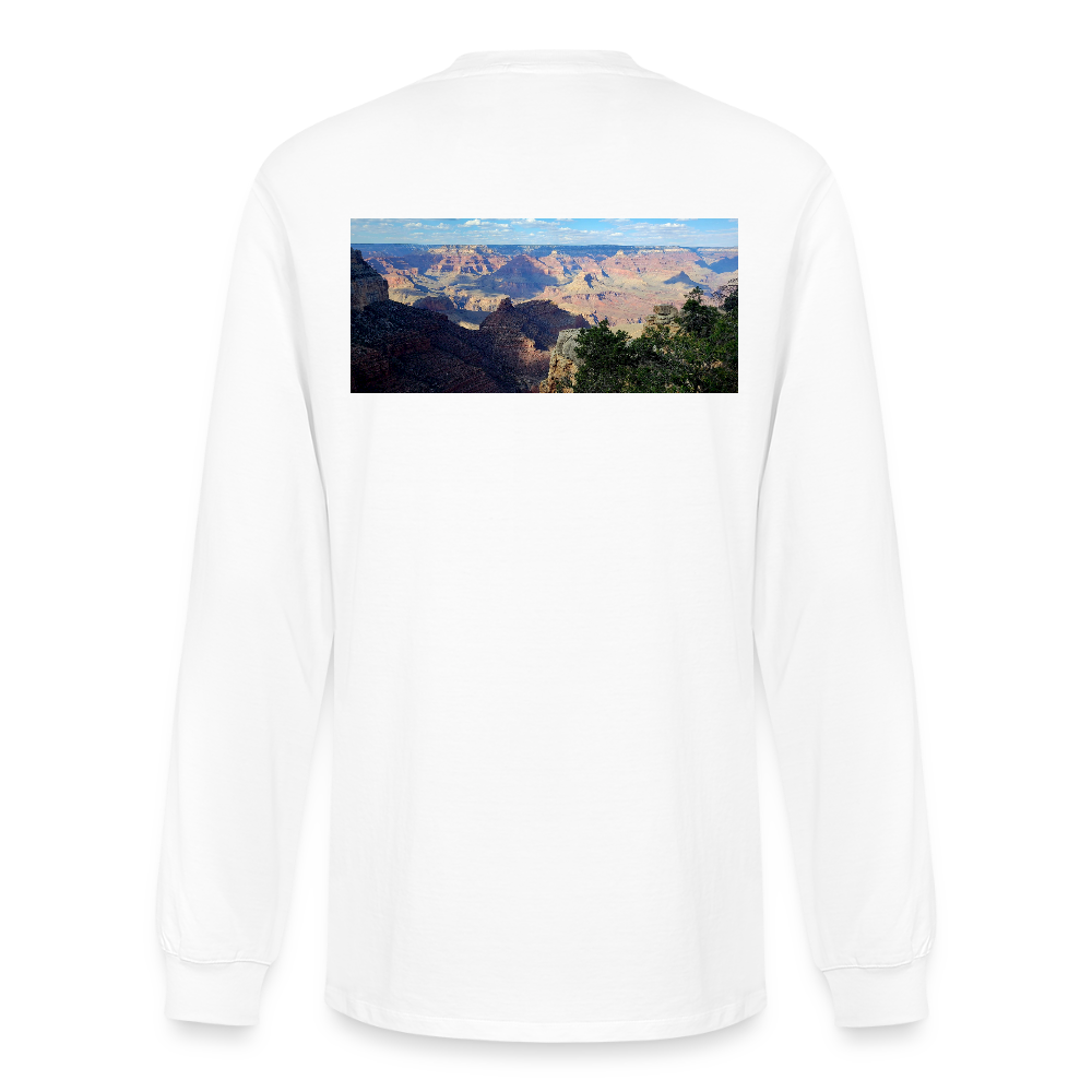 Grand Canyon | Men's Organic Classic Long Sleeve T-Shirt - White - white