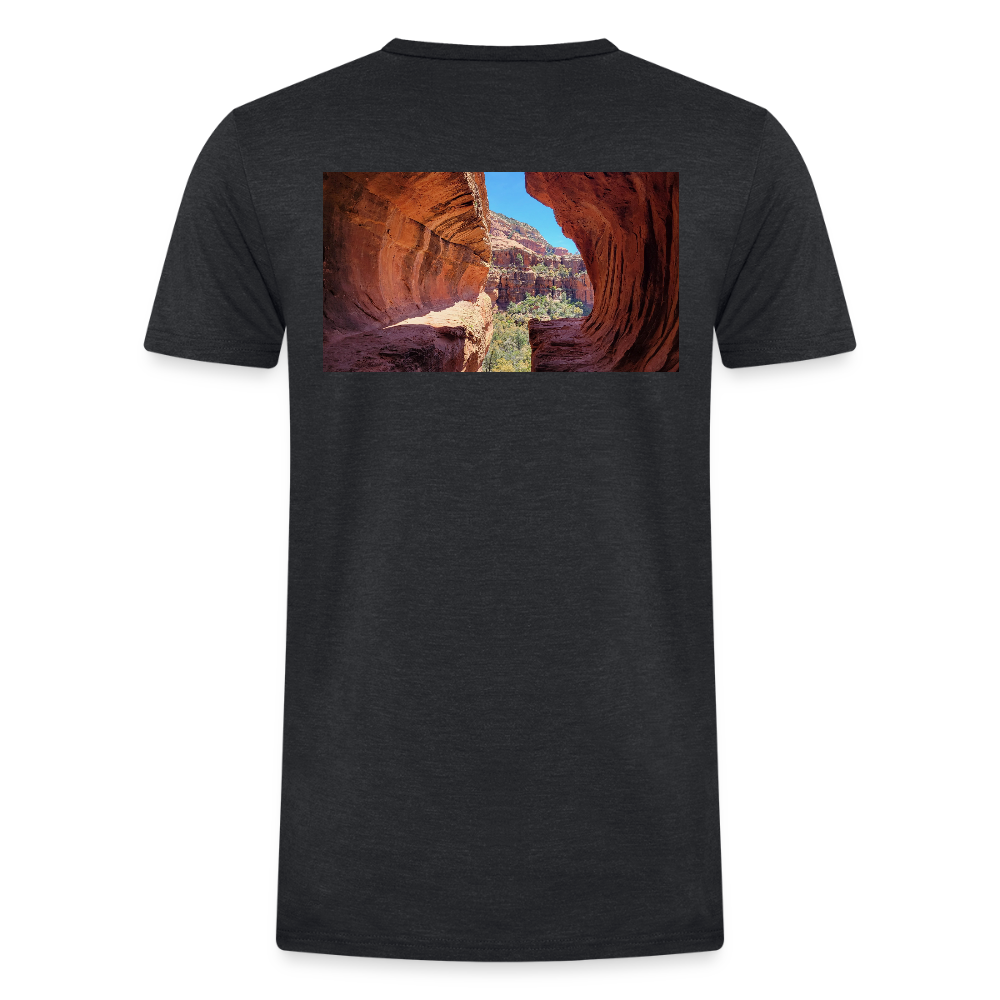 Sedona Vortex | Men’s Classic Tri-Blend T-Shirt - Black - heather black
