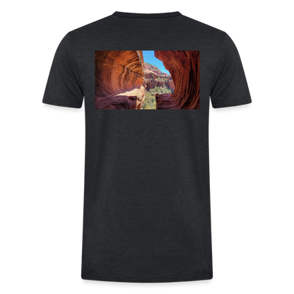 Sedona Vortex | Men’s Classic Tri-Blend T-Shirt - Black - heather black