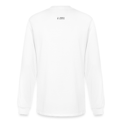 Cactus Wren Landscape | Men's Organic Long Sleeve T-Shirt - White - white