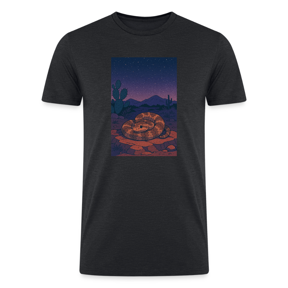 Ridge-nosed Rattlesnake Landscape | Men’s Tri-Blend T-Shirt - Black - heather black