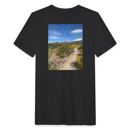 Lost Dog Trail | Men's Tri-Blend Classic T-Shirt - Black - heather black