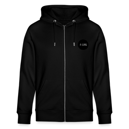 Sedona Vortex | Organic Zip Hoodie - Black - black