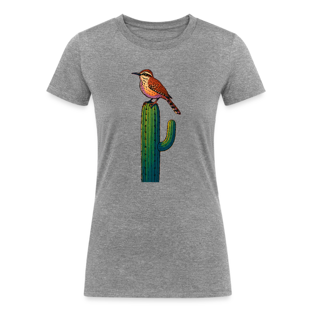 Cactus Wren Spotlight | Women's Tri-Blend T-Shirt - Gray - heather gray