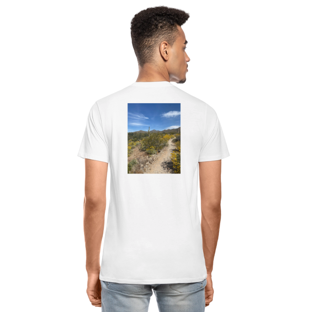 Lost Dog Trail | Men’s Organic Classic T-Shirt - White - white