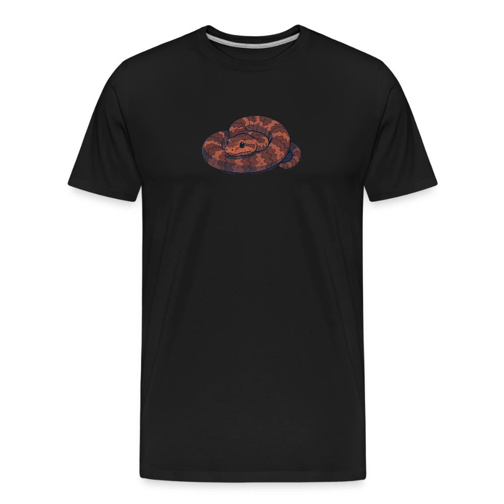 Ridge-nosed Rattlesnake Spotlight | Men’s Organic T-Shirt - Black - black