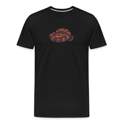 Ridge-nosed Rattlesnake Spotlight | Men’s Organic T-Shirt - Black - black