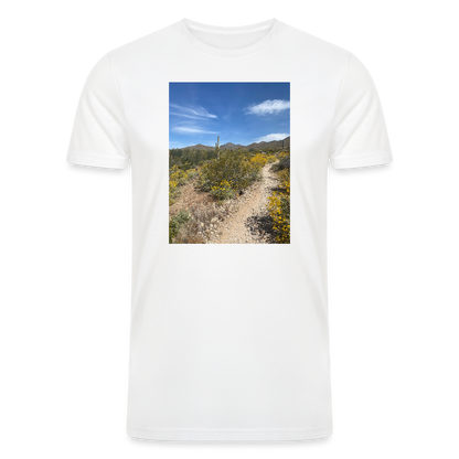 Lost Dog Trail | Men’s Tri-Blend T-Shirt - White - white