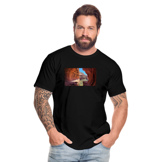 Sedona Vortex | Men's Organic T-Shirt - Black - black