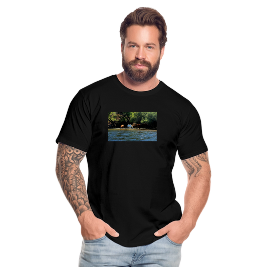 Salt River Horses | Men's Organic T-Shirt - Black - black
