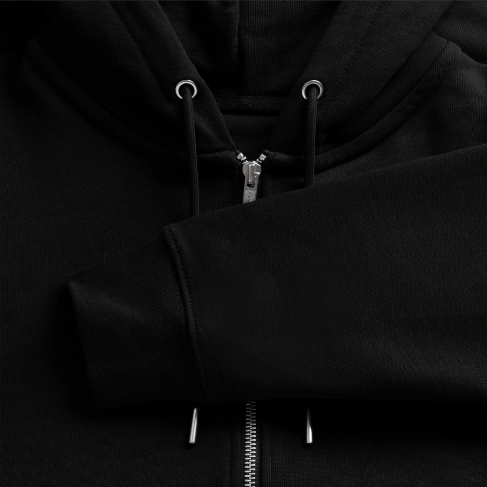 Sedona Vortex | Organic Zip Hoodie - Black - black