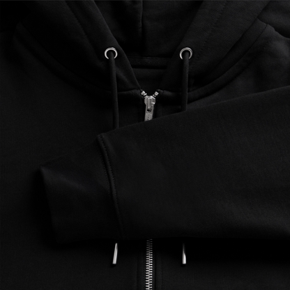 Sedona Vortex | Organic Zip Hoodie - Black - black