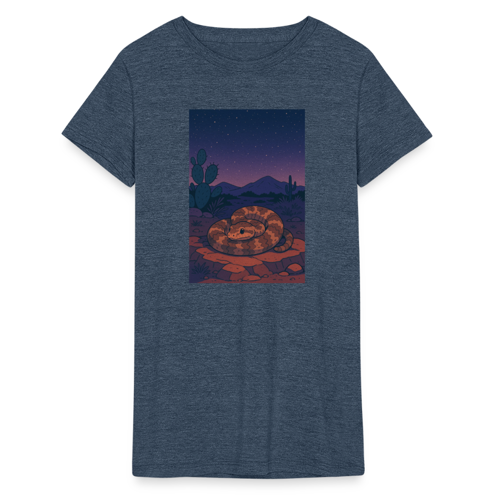 Ridge-nosed Rattlesnake Landscape | Women's Tri-Blend T-Shirt - Navy - heather navy