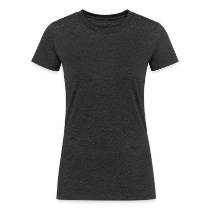 Basics | Women's Tri-Blend Black T-Shirt - heather black