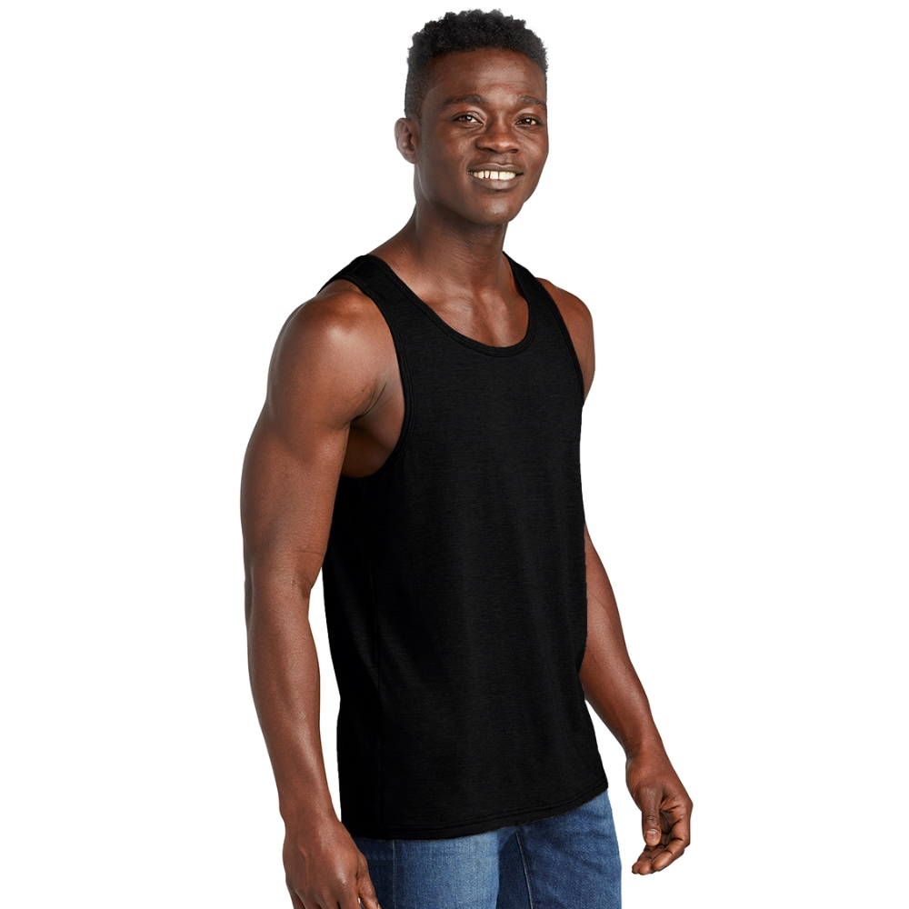 Basics | Men's Tri-Blend Tank - Black - black