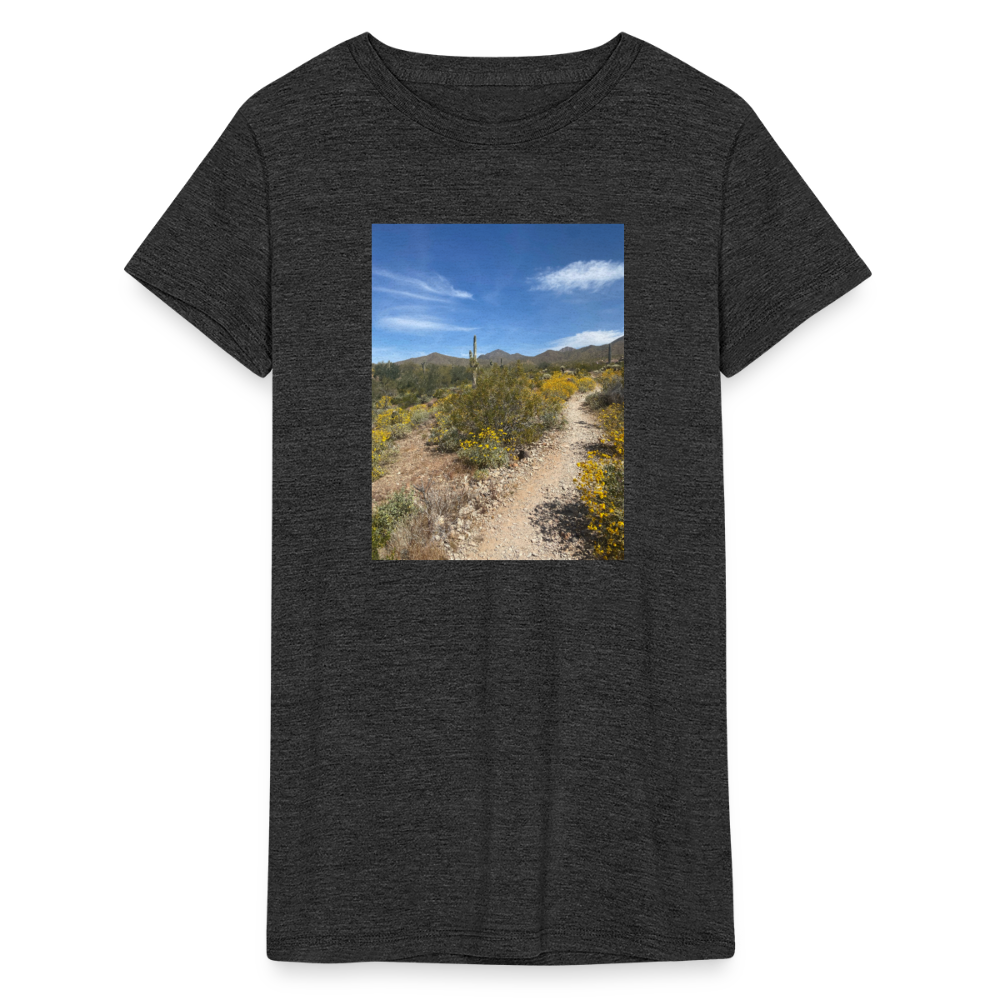 Lost Dog Trail | Women's Tri-Blend T-Shirt - Black - heather black