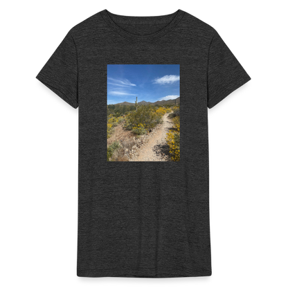 Lost Dog Trail | Women's Tri-Blend T-Shirt - Black - heather black