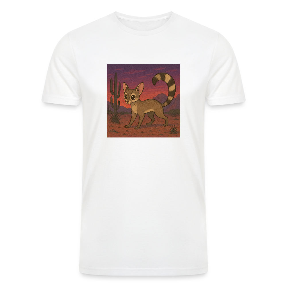 Ringtail Landscape | Men’s Tri-Blend T-Shirt - White - white