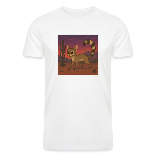 Ringtail Landscape | Men’s Tri-Blend T-Shirt - White - white