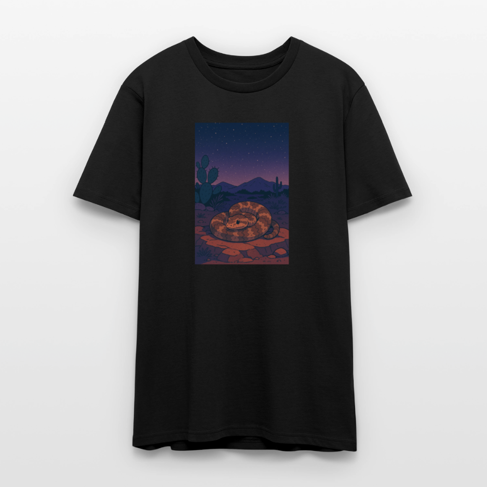 Ridge-nosed Rattlesnake Landscape | Men's Organic T-Shirt - Black - black