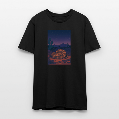 Ridge-nosed Rattlesnake Landscape | Men's Organic T-Shirt - Black - black