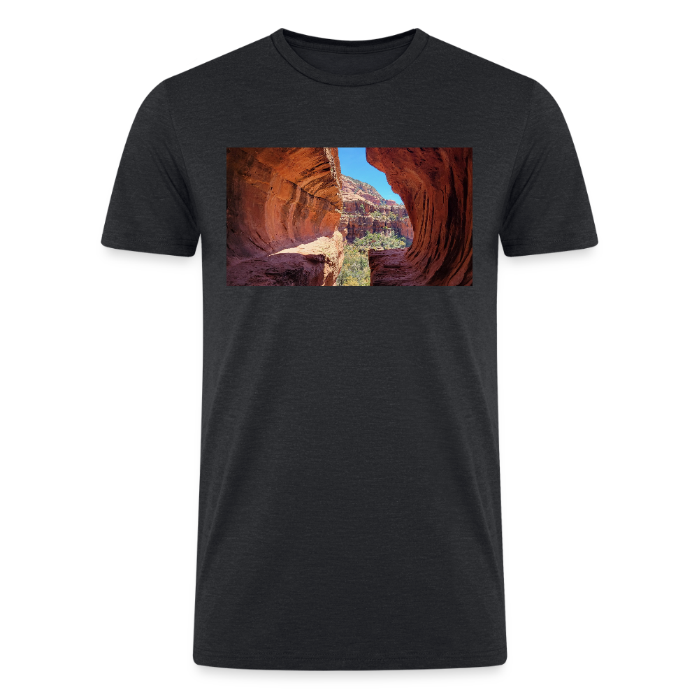 Sedona Vortex | Men’s Tri-Blend T-Shirt - Black - heather black