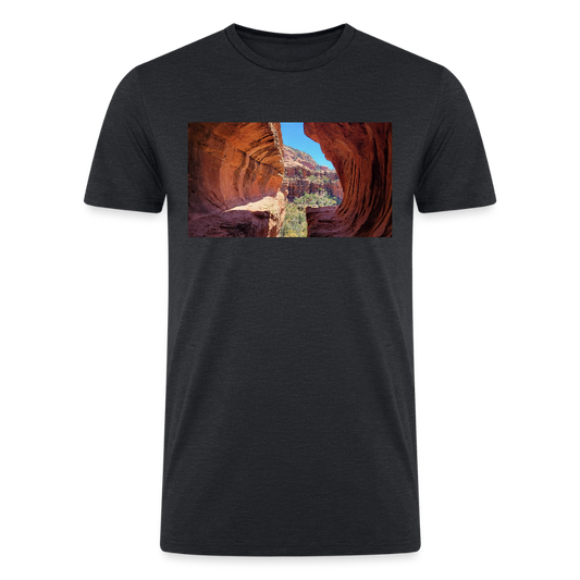 Sedona Vortex | Men’s Tri-Blend T-Shirt - Black - heather black