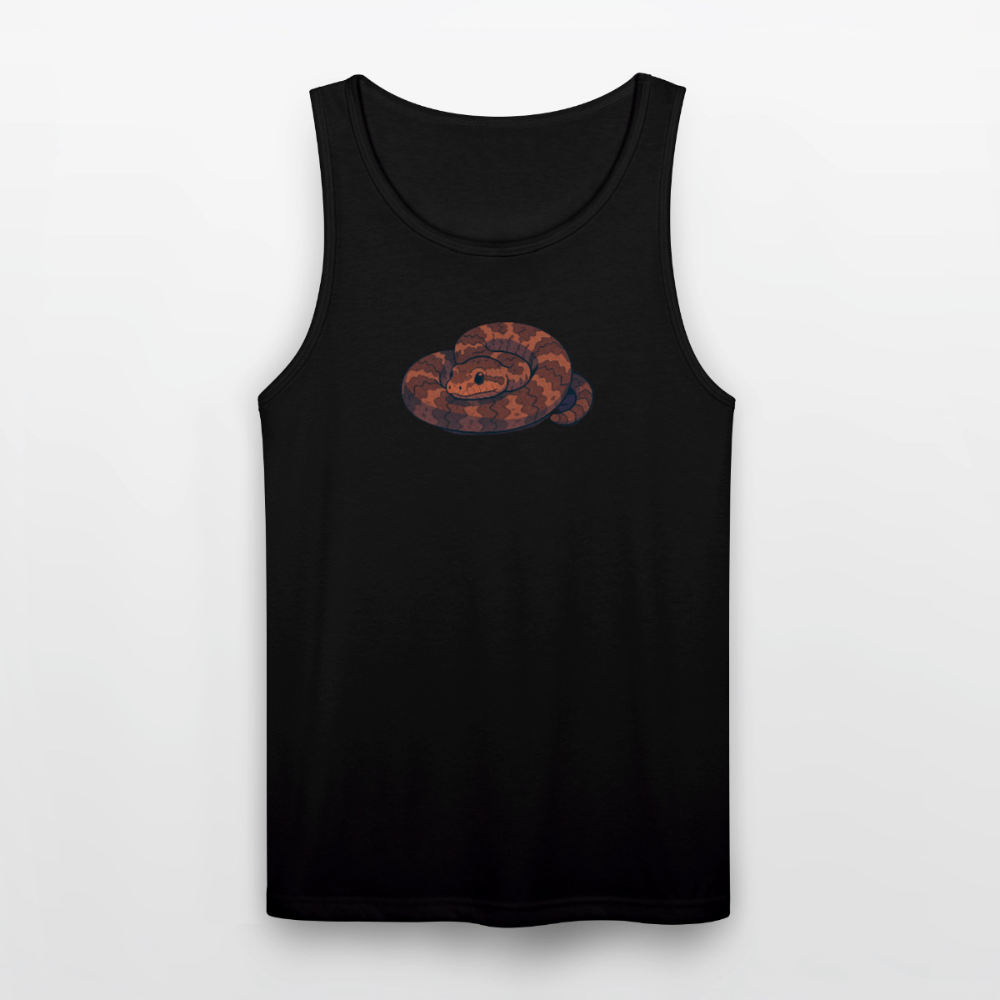 Ridge-nosed Rattlesnake Spotlight | Men's Tri-Blend Tank - Black - black