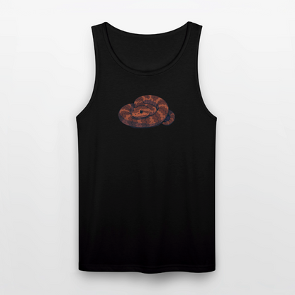 Ridge-nosed Rattlesnake Spotlight | Men's Tri-Blend Tank - Black - black