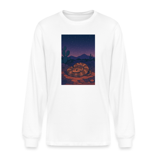 Ridge-nosed Rattlesnake Landscape | Men’s White Long Sleeve T-Shirt - white
