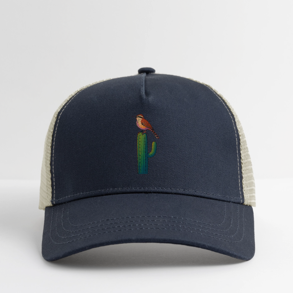 Cactus Wren Spotlight | Eco Trucker Hat - pacific/oyster